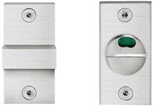 PBA toilet vrij/bezet rozet rechthoekig - RVS