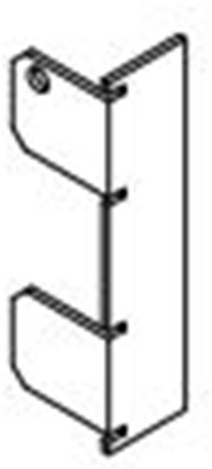 Eindstuk verdiepte Xinnix plint