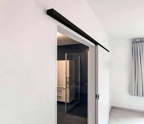 ROB Totaalset Cube 80 kg met softclose en rail 2,0 m - Zwart of Chroom