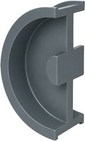 Schuifdeurgreep Didheya I-3250 Blue Grey - 40 mm