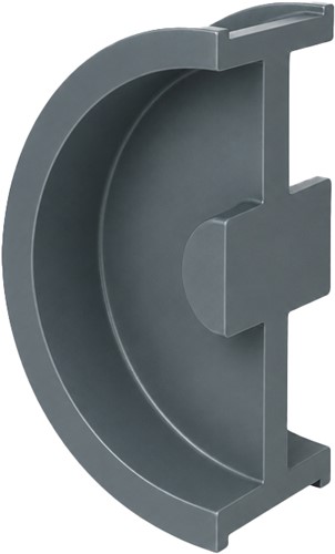 Schuifdeurgreep Didheya I-3250 Blue Grey - 40 mm