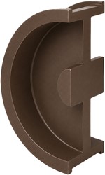 Schuifdeurgreep Didheya I-3250 Brown - 40 mm
