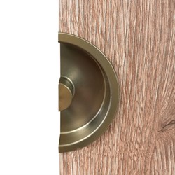 I-3250 schuifdeurgreep champagne - 40 mm