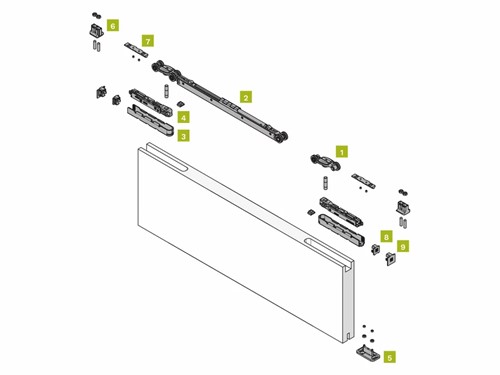 Krona Koblenz Flush ophangkit 60 kg-3