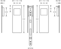Schuifdeurslot tegenkast dubbele deur afmetingen