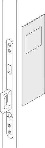 FSB tegenkast dubbele schuifdeur - serie 72-2