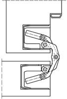 te340 180 graden opening
