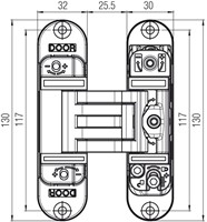 Kubica scharnier K6300-3