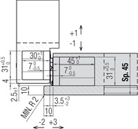 Plaatsing Kubica K3000 scharnier