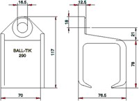 570290: raildrager - wandmontage - serie 2 tot 1000 kg-2