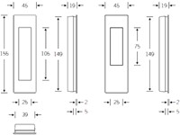 4251-0001: FSB schuifdeurgreep rechthoekig flush-3
