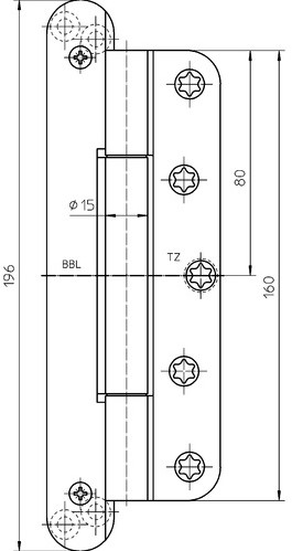 Variant 1937/160 Compact Planum scharnier-2