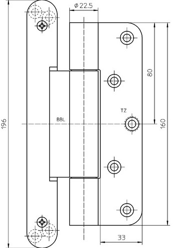 Variant 2927/160 Compact scharnier-2