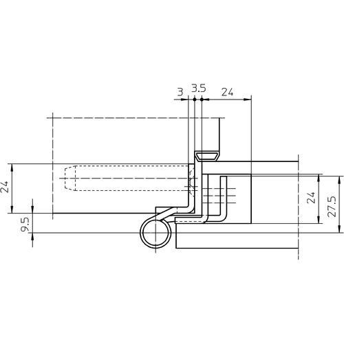 Variant 1937/160 Compact Planum scharnier-3