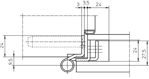 Variant 1937/120 Compact Planum scharnier-3