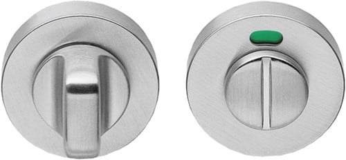 Toilet vrij/bezet rozet 10mm - rond - met indicatie