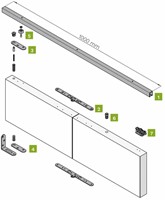 Vouwdeursysteem 0200 Krona Koblenz - complete set-3