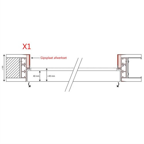 Xinnix X1 deurkozijn - exclusief deur-3