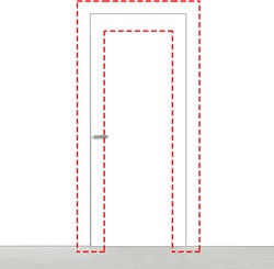 Xinnix X2 maatwerk kozijn (zwart)