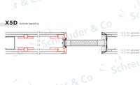 Xinnix X5D schuifdeursysteem - Dubbele wandbeplating - Deurhoogte tot 2315 mm - Dubbel Softclose-2