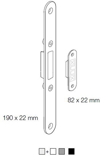 Xinnix magnetische NZ sluiting - 190 mm - Wit-3
